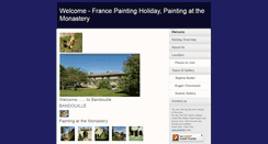 Desktop Screenshot of francepaintingholiday.com